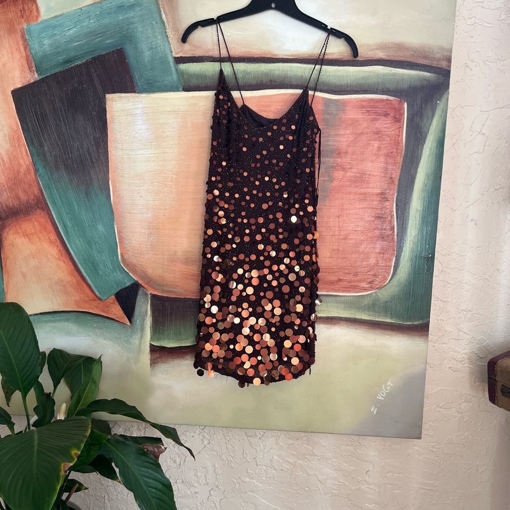 100 percent silk Gila cocktail dress beautiful